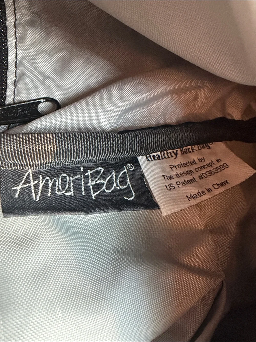 AmeriBag Healthy Back Bag in brown